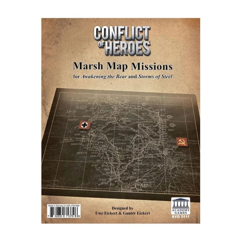 Conflict of Heroes Marsh Map Missions 